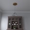Ekena Millwork Berkshire PVC Ceiling Medallion (Canopies up to 5 3/4"), 13"OD x 3 1/2"ID x 3/4"P, Bright Coat Gold CMP13BEBGL - alternate 10
